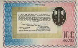 100 Francs BON DE SOLIDARITÉ FRANCE Regionalismus und verschiedenen  1941 KL.10C1 fST