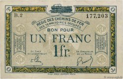 1 Franc FRANCE Regionalismus und verschiedenen  1918 JP.135.05 SS