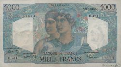1000 Francs MINERVE ET HERCULE FRANCIA  1948 F.41.21 MBC