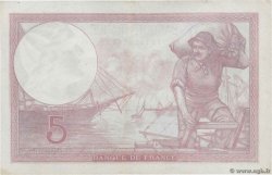 5 Francs FEMME CASQUÉE modifié FRANCIA  1939 F.04.09 EBC