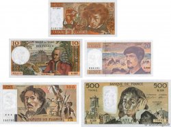 Lot 5 billets BdF : Les nouveaux Francs, billets NEUFS FRANCE  1962 F.62-63-66-69-71