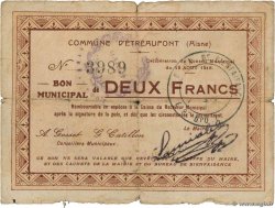 2 Francs FRANCE regionalismo y varios  1915 JP.02-0749 RC+