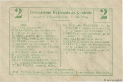 2 Francs FRANCE regionalism and miscellaneous  1916 JP.02-1123.BRU VF