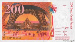 200 Francs EIFFEL FRANCE  1996 F.75.02 AU-