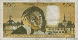 500 Francs PASCAL FRANCE  1969 F.71.03 B+
