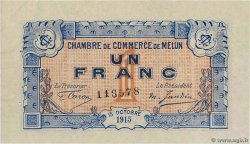 1 Franc FRANCE regionalismo e varie Melun 1915 JP.080.03 SPL