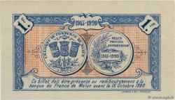 1 Franc FRANCE Regionalismus und verschiedenen Melun 1915 JP.080.03 VZ