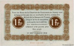 1 Franc FRANCE regionalismo y varios Nancy 1918 JP.087.21 SC+