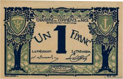 1 Franc FRANCE regionalism and various Nice 1917 JP.091.07 VF+