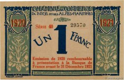 1 Franc FRANCE régionalisme et divers Nice 1917 JP.091.07 TTB+