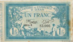 1 Franc FRANCE regionalismo e varie Oran 1915 JP.141.02 q.BB