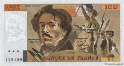 100 Francs DELACROIX FRANCIA  1978 F.68.01 q.AU