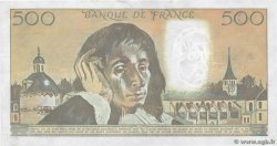500 Francs PASCAL FRANCE  1989 F.71.41 pr.SUP