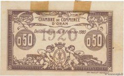 50 Centimes FRANCE Regionalismus und verschiedenen Oran 1920 JP.141.22 VZ