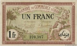1 Franc FRANCE regionalism and various Oran 1923 JP.141.37 VF+