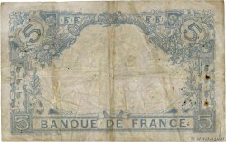 5 Francs BLEU Numéro radar FRANCE  1916 F.02.42 TB