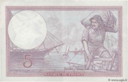 5 Francs FEMME CASQUÉE modifié FRANKREICH  1939 F.04.14 VZ+