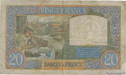 20 Francs TRAVAIL ET SCIENCE FRANKREICH  1941 F.12.20 fS