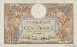 100 Francs LUC OLIVIER MERSON type modifié FRANCE  1937 F.25.05 VF