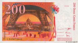 200 Francs EIFFEL FRANCE  1996 F.75.03b SUP