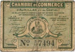 25 Centimes FRANCE regionalism and various Aurillac 1917 JP.016.11 VG