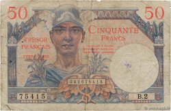50 Francs TRÉSOR FRANÇAIS FRANCIA  1947 VF.31.02 MC