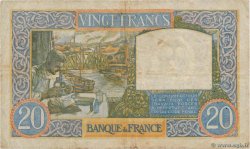 20 Francs TRAVAIL ET SCIENCE FRANCE  1940 F.12.02 TB