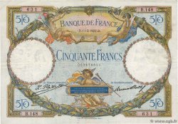 50 Francs LUC OLIVIER MERSON FRANCIA  1927 F.15.01 q.BB