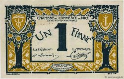 1 Franc FRANCE regionalismo y varios Nice 1917 JP.091.05 MBC