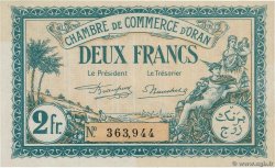 2 Francs FRANCE Regionalismus und verschiedenen Oran 1921 JP.141.29 fST