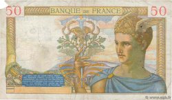 50 Francs CÉRÈS modifié FRANCE  1940 F.18.37 pr.TB