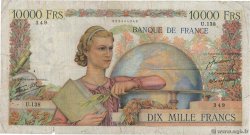 10000 Francs GÉNIE FRANÇAIS FRANCE  1946 F.50.06 P