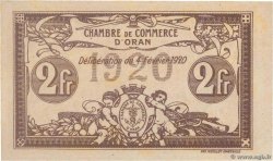 2 Francs FRANCE regionalismo e varie Oran 1920 JP.141.24 SPL+