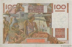 100 Francs JEUNE PAYSAN filigrane inversé FRANCIA  1952 F.28bis.02 MBC+