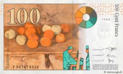 100 Francs CÉZANNE FRANCE  1998 F.74.02 AU-