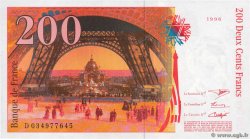 200 Francs EIFFEL FRANKREICH  1996 F.75.02 VZ+