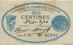50 Centimes FRANCE régionalisme et divers Alger 1915 JP.137.08 SUP