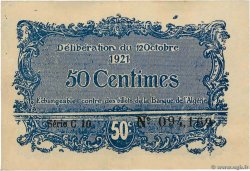 50 Centimes FRANCE regionalism and miscellaneous Constantine 1921 JP.140.33 XF