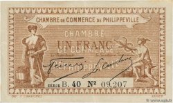1 Franc FRANCE Regionalismus und verschiedenen Philippeville 1917 JP.142.09 SS