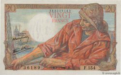 20 Francs PÊCHEUR FRANCIA  1947 F.13.11 EBC