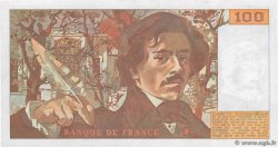 100 Francs DELACROIX modifié FRANCE  1989 F.69.13b AU-