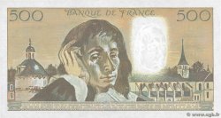 500 Francs PASCAL FRANCE  1989 F.71.41 UNC-