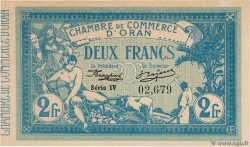 2 Francs FRANCE regionalism and miscellaneous Oran 1915 JP.141.14 AU-
