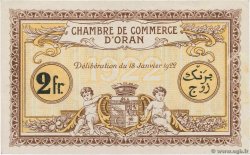 2 Francs FRANCE regionalism and various Oran 1922 JP.141.35 AU