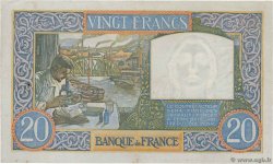 20 Francs TRAVAIL ET SCIENCE FRANKREICH  1941 F.12.15 fVZ