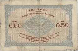 50 Centimes MINES DOMANIALES DE LA SARRE FRANCIA  1919 VF.50.01 RC+