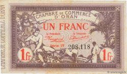 1 Franc FRANCE regionalismo e varie Oran 1920 JP.141.23 SPL+