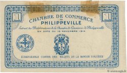 1 Franc FRANCE regionalism and various Philippeville 1914 JP.142.02 XF+