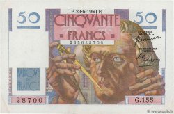 50 Francs LE VERRIER FRANCIA  1950 F.20.15 SPL+