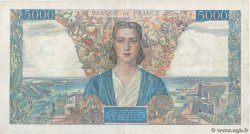5000 Francs EMPIRE FRANÇAIS FRANKREICH  1945 F.47.45 fVZ